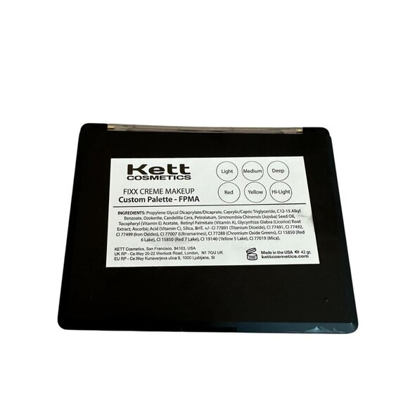 Kett Cosmetics Fixx Creme Makeup Custom Palette Colorful Professional NEW - Picture 4 of 9